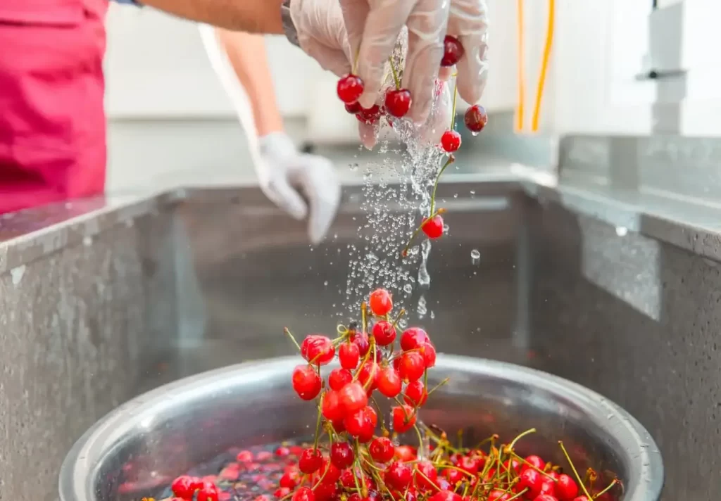 Wash Fruits with Vinegar