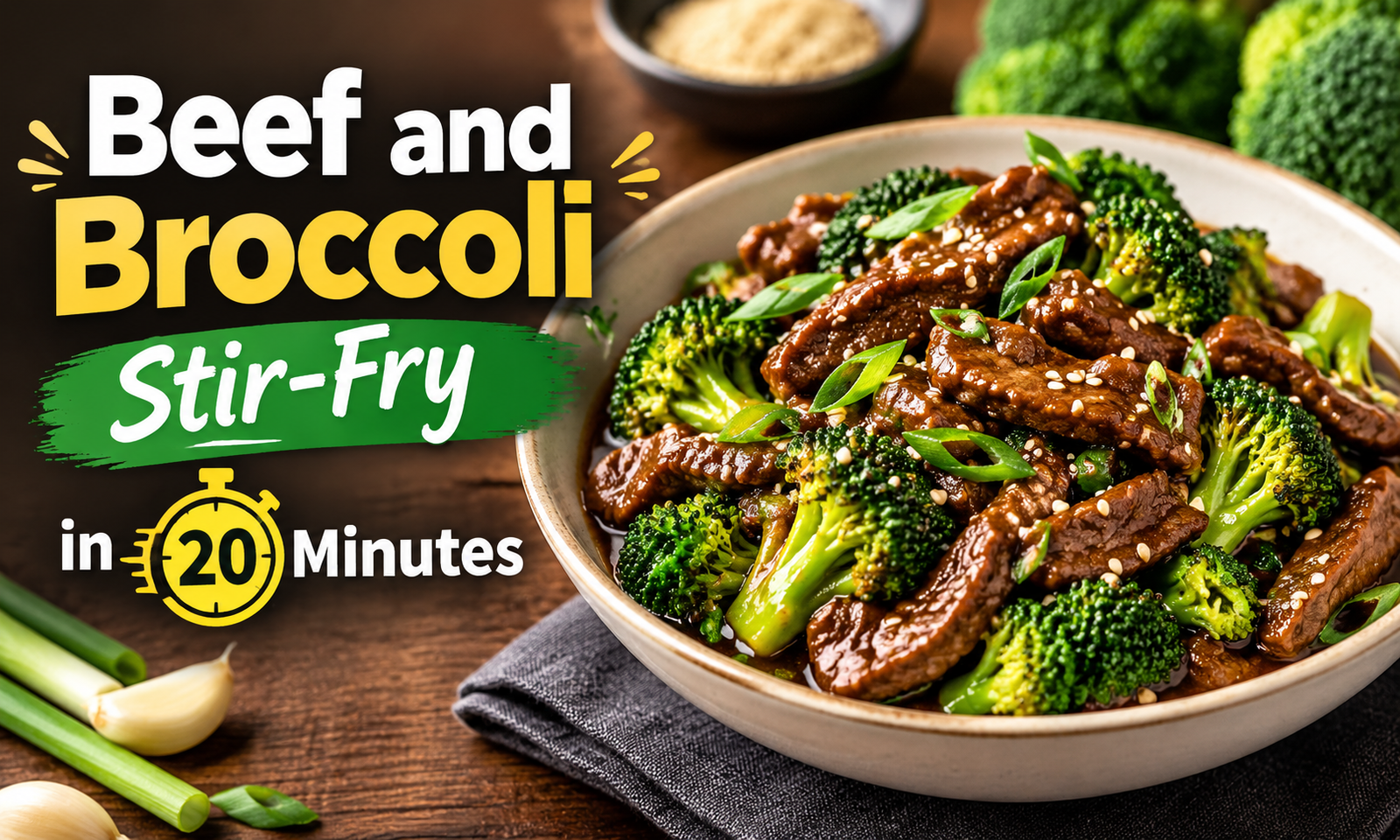 Beef and Broccoli Stir-Fry in 20 Minutes