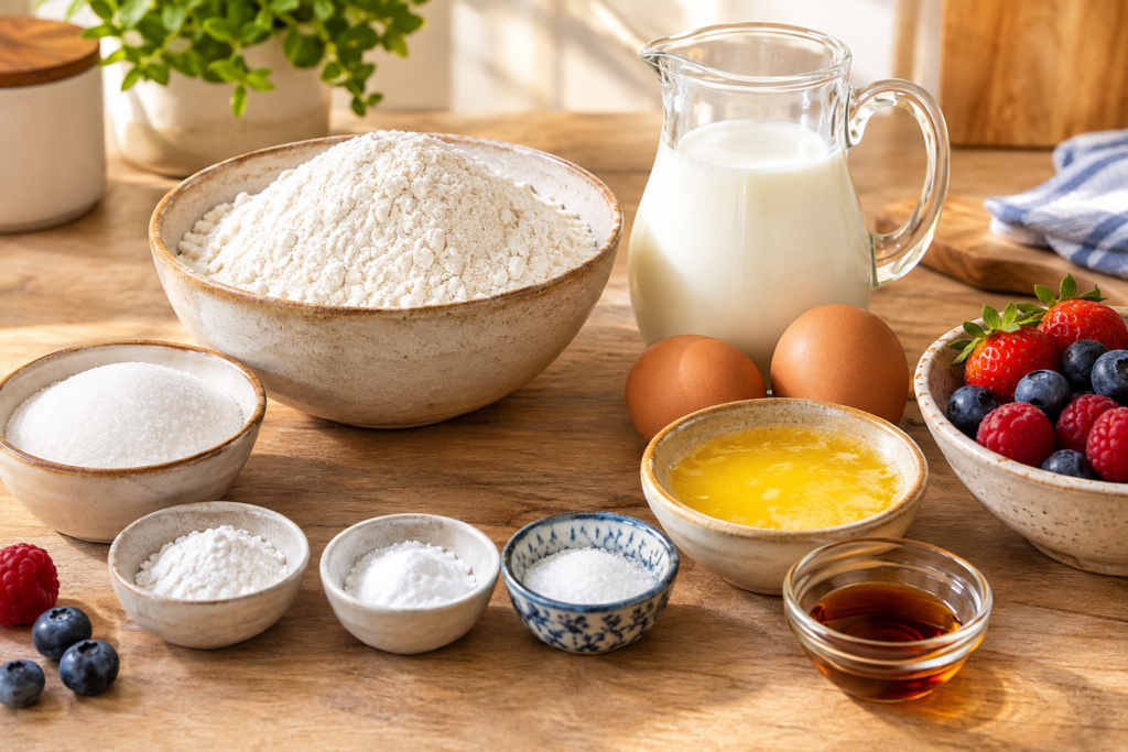 Buttermilk Pancake Ingredients