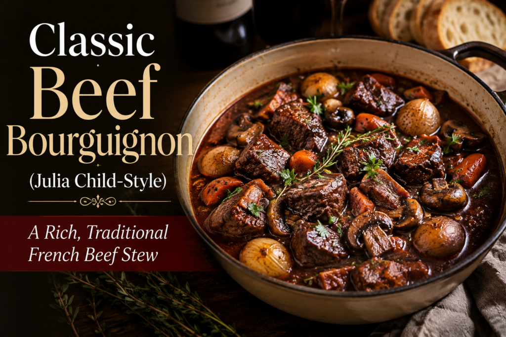 Classic Beef Bourguignon