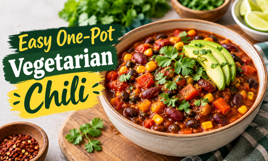 Easy One-Pot Vegetarian Chili