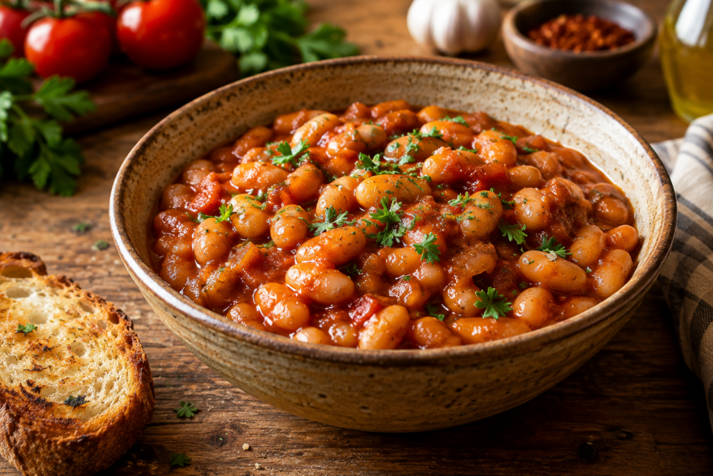 Finished Homemade Baked Beans