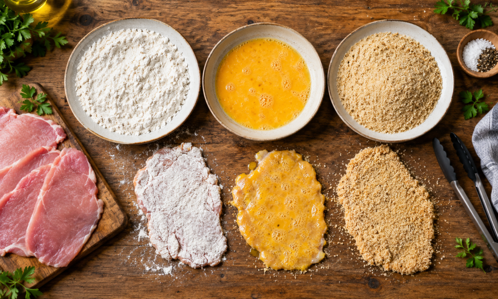 Schnitzel Breading Station