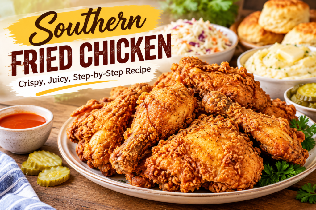 Southern Fried Chicken: Crispy, Juicy, Step-by-Step Recipe
