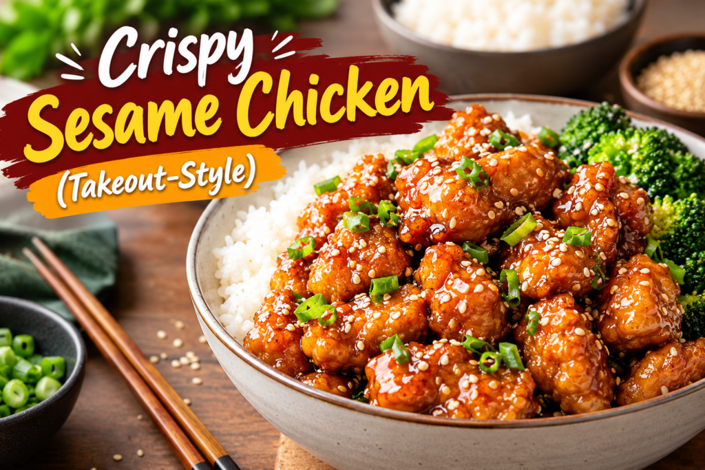Crispy Sesame Chicken