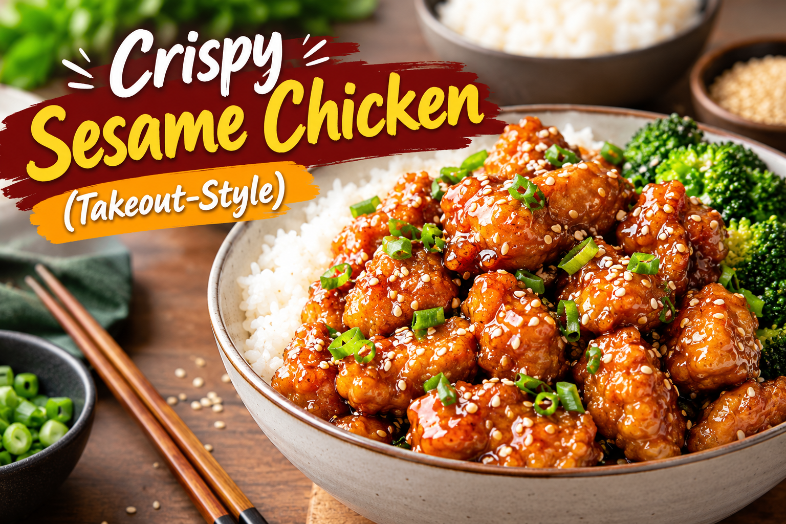 Crispy Sesame Chicken